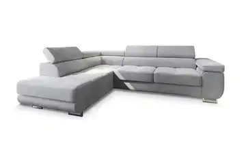 MASSENO Ecksofa Apiro Hellgrau links