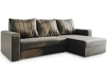 MASSENO Ecksofa Carl Dunkelgrau