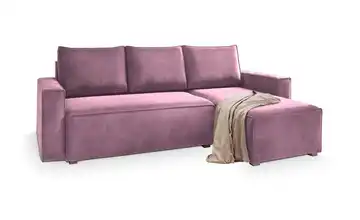 MASSENO Ecksofa Siles Lavendel