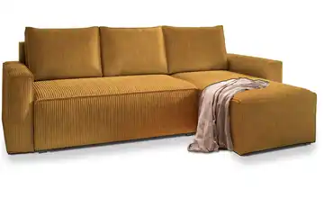 MASSENO Ecksofa Potaro Gelb