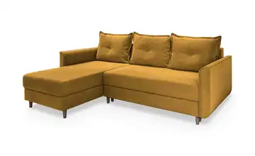MASSENO Ecksofa  Pisan  Gelb links