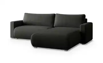 MASSENO Ecksofa Turin  Schwarz