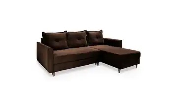 MASSENO Ecksofa  Pisan  Braun rechts