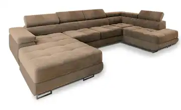 MASSENO Wohnlandschaft Casone rechts Beige