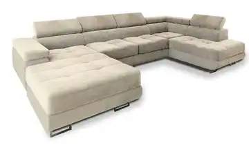 MASSENO Wohnlandschaft mit Schlaffunktion Casone