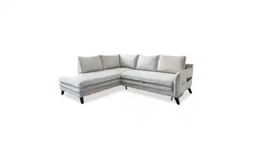 Miuform Ecksofa mit Schlaffunktion Charming Charlie links Beige