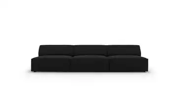 Micadoni Einzelsofa Jodie Schwarz Webstoff
