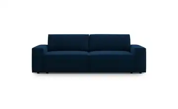 Micadoni Einzelsofa Jodie Blau Samt