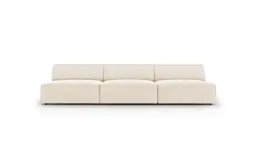 Micadoni Einzelsofa Jodie Hellbeige Samt