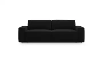 Micadoni Einzelsofa Jodie Schwarz Samt