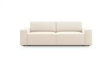 Micadoni Einzelsofa Jodie Hellbeige Samt