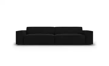Micadoni Einzelsofa Jodie Schwarz 4 Samt