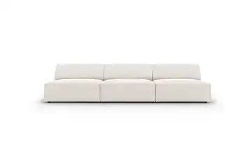 Micadoni Einzelsofa Jodie Hellbeige Webstoff