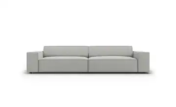 Micadoni Einzelsofa Jodie Hellgrau 4 Webstoff