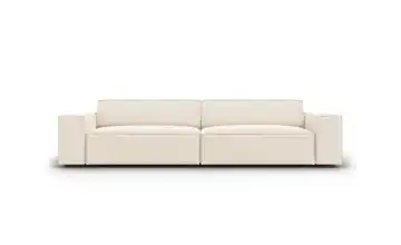 Micadoni Einzelsofa Jodie Hellbeige 4 Samt
