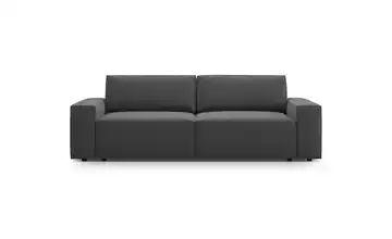 Micadoni Einzelsofa Jodie Grau Samt