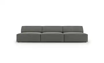 Micadoni Einzelsofa Jodie Hellgrau Samt