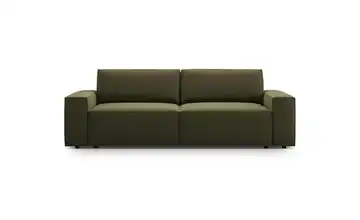 Micadoni Einzelsofa Jodie Grün Samt