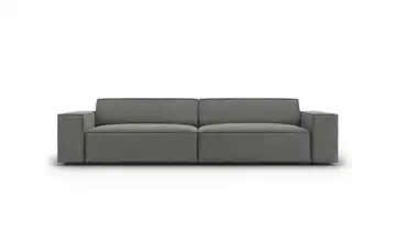 Micadoni Einzelsofa Jodie Hellgrau 4 Samt