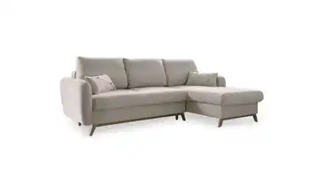 Miuform Ecksofa mit Schlaffunktion Scandic Lagom