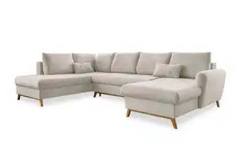 Miuform Wohnlandschaften mit Funktion Beige links