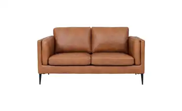 Furnhouse Einzelsofa aus Echtleder Valencia Braun