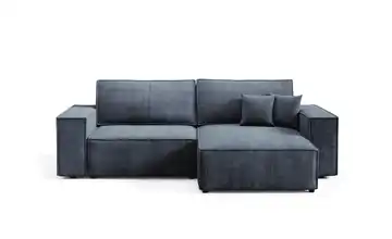 Ecksofa mit Schlaffunktion Mille Hellblau