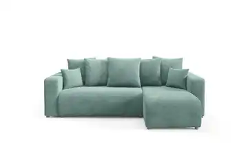 Ecksofa mit Schlaffunktion Evora Mintgrün