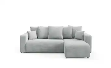 Ecksofa mit Schlaffunktion Evora Hellgrau