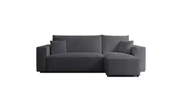Ecksofa mit Schlaffunktion Scarlo  Dunkelgrau