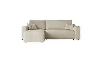 Ecksofa mit Schlaffunktion Pianoni Creme