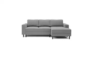 Ecksofa mit Schlaffunktion Nalika  Marineblau rechts
