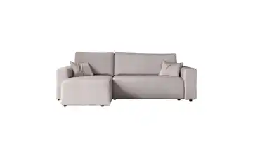 Ecksofa mit Schlaffunktion Pianoni Hellbeige
