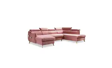 Miuform Wohnlandschaften mit Funktion Rosa rechts