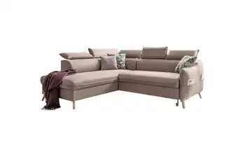 Miuform Ecksofa mit Schlaffunktion Beige links