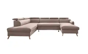 Miuform Wohnlandschaften mit Funktion Beige links