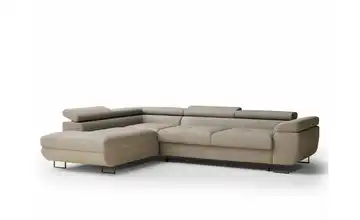 Ecksofa Conrad rechts Dunkelbeige