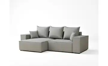 Ecksofa Moyo rechts Hellgrau
