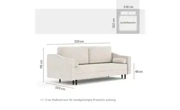 Einzelsofa Zyia Beige
