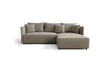 Ecksofa Milano Braun rechts