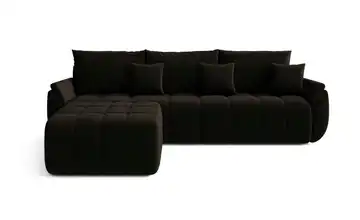 Ecksofa Tokyo Dunkelbraun links