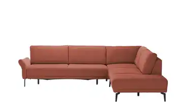 meinSofa Ecksofa Jenny Terracotta ohne rechts