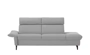 himolla Recamiére 1926 Grundfunktion rechts Hellgrau