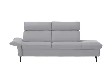 himolla Recamiére 1926 Grundfunktion rechts Silbergrau