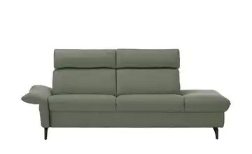 himolla Recamiére 1926 Grundfunktion rechts Moosgrün