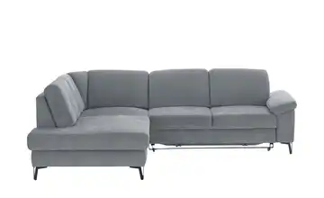Ecksofa Coco links Steingrau