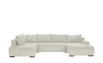 smart Wohnlandschaft Nelly Cordstoff rechts Beige