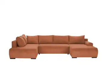 smart Wohnlandschaft Nelly Cordstoff rechts Terracotta