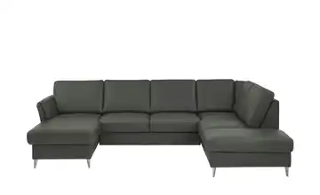 meinSofa Wohnlandschaft Veit Anthrazit ohne rechts