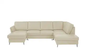 meinSofa Wohnlandschaft Veit Ecru Erweiterte Funktion rechts